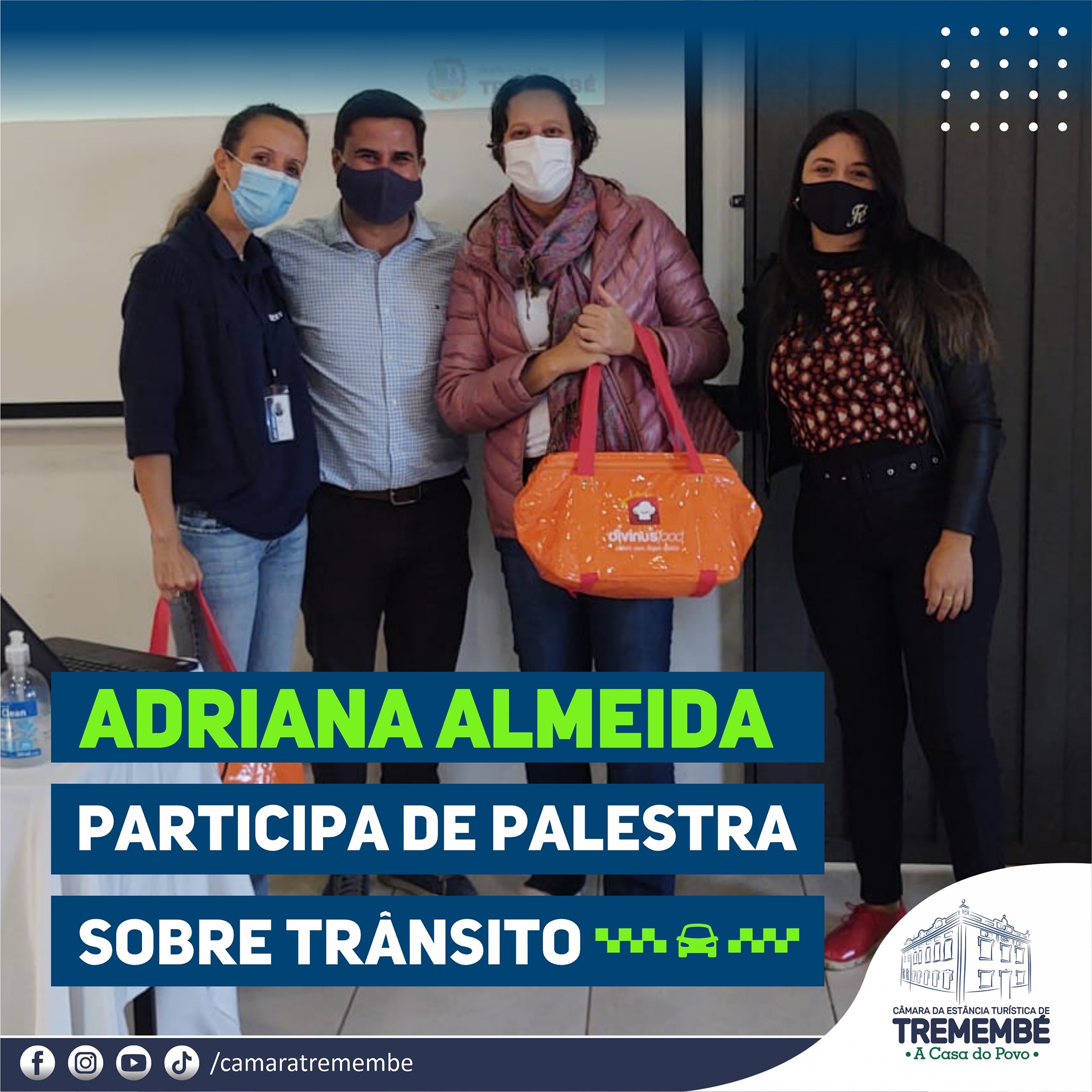 Adriana Almeida participa de palestra sobre trânsito