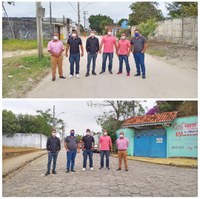 Asfalto na Av. dos Girassóis e Rua Ovídio P. Oliveira