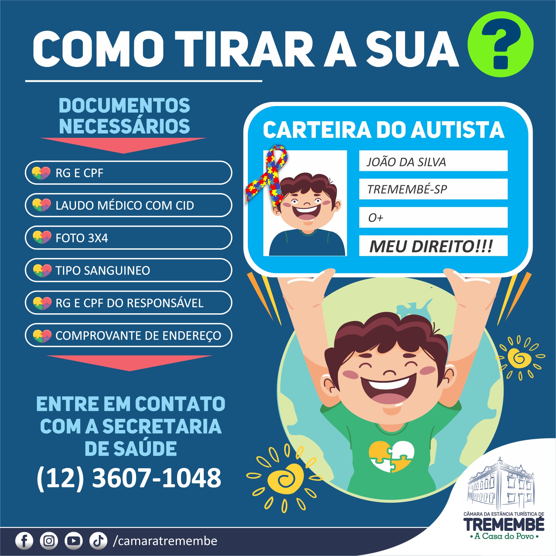 Carteira do autista: Saiba como solicitar a sua