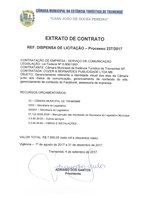 Extrato de Contrato - Processo 237-2017