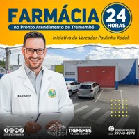 Farmácia 24 horas no Pronto Atendimento