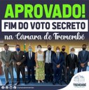 Fim do voto secreto na Câmara de Tremembé