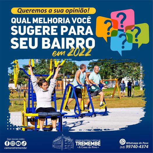 Qual melhoria você sugere para seu bairro?