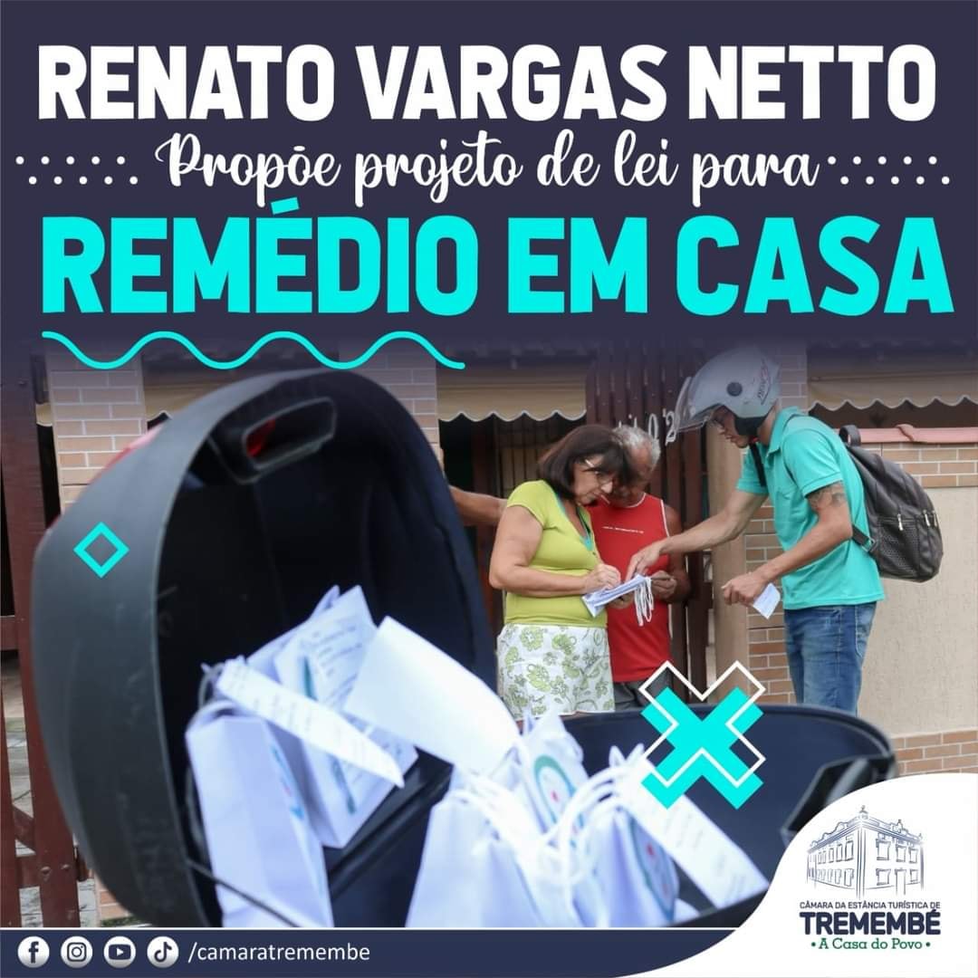 Remédio em casa para a população de Tremembé