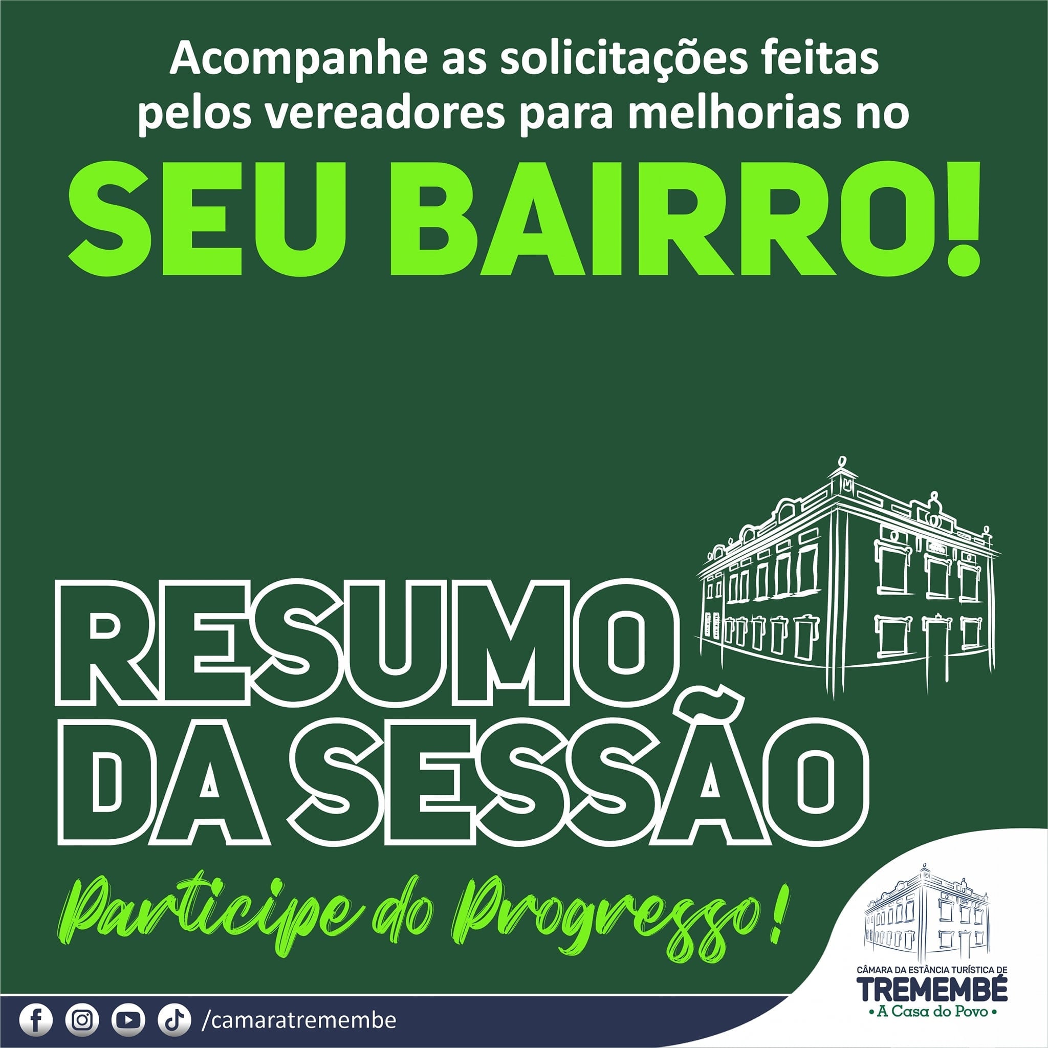 Resumo da 42º Sessão Ordinária de Tremembé