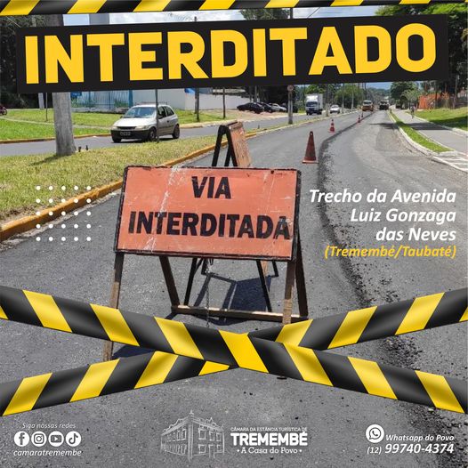 Trecho de ligação Tremembé/Taubaté está interditado