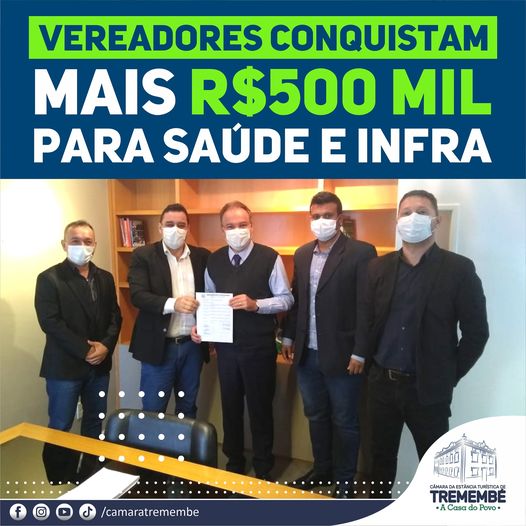 Vereadores conquistam mais R$500 mil para saúde e infraestrutura