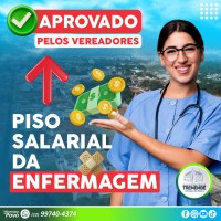 Vereadores aprovam piso salarial da enfermagem